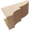 Ekena Millwork 11"W x 22"D x 11"H Wide Ridgewood Rough Cedar Woodgrain TimberThane Corbel, Primed Tan CORUR11X22X11RIDRCPR - alternate 4